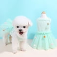 thumbnail image 6 of Walbest Pet Dog Dress Soft Cotton Pet Clothing Summer Dress for Small Medium Large Dog Puppy, 6 of 7