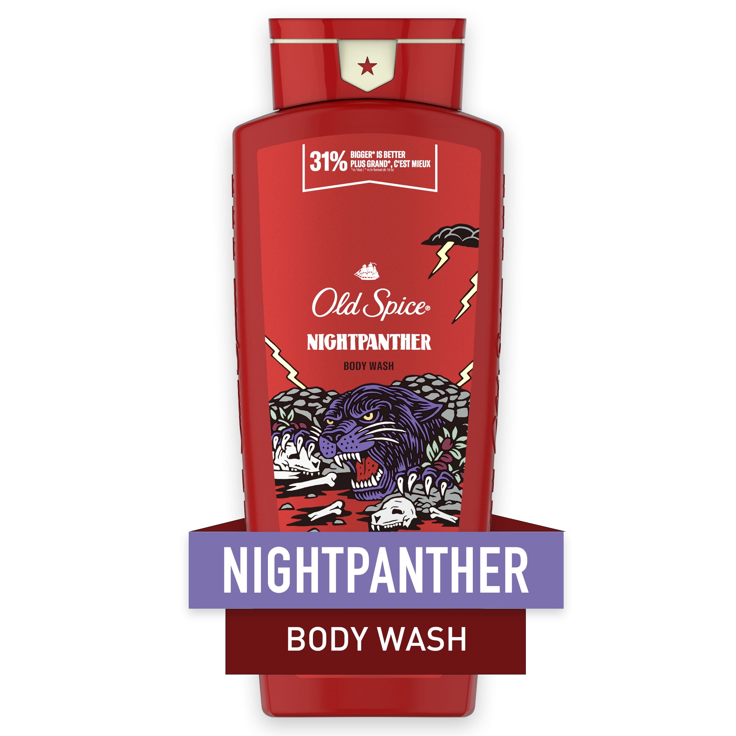 Old Spice Body Wash for Men, NightPanther, 21 fl oz