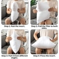 thumbnail image 4 of Outdoor Waterproof Throw Pillow Inserts Premium Hypoallergenic Stuffer Square Lumbar Pillow Form for Decorative Pillow Covers Bed Couch Sofa, 18x18 inch, 4 of 5