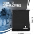 thumbnail image 6 of ARMORAY Fleece Neck Warmer | Neck Gaiter Face Mask, Motorcycle Mask, Snowboard Mask & Ski Mask w/UV, Dust & Wind Protection | Perfect Cold Weather Running Gear for Women & Men (BLACK), 6 of 7