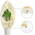 thumbnail image 1 of Manta de protección contra el frío de color beige Yjmei para plantas, manta de cuerda de tracción resistente a las heladas y a los insectos (cuerda de tracción inferior de 0,6 m de ancho y 0,8 m de al, 1 of 4