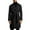 Black, variant on Aihuaihua Mens Trench Coat Windbreaker Jackets 2025 Outdoor Casual Wear Fall Winter Long Jackets Men's Lightweight Anorak Jacket Black M