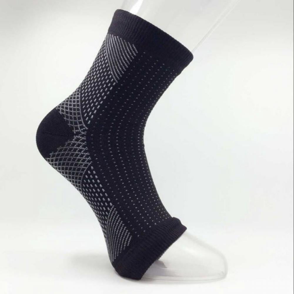 Ankle Support Brace Plantar Fasciitis Socks Toeless Compression Foot