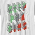 thumbnail image 2 of Boy's The Flash 3D Keep Phasing  Graphic Tee White Medium, 2 of 4