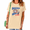 Apricot, variant on UNISHE Women's Vintage Multi Gear Baseball Mom Squad Softball Glove Drink Funny Club Text Graphic Short Sleeve T-Shirts Black Tops