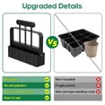 thumbnail image 4 of Yuarrent El negro reduce los desechos y mejora el crecimiento de las plantas con una máquina de bloques de suelo y una barrera de suelo para Jardín y Patio, 4 of 6
