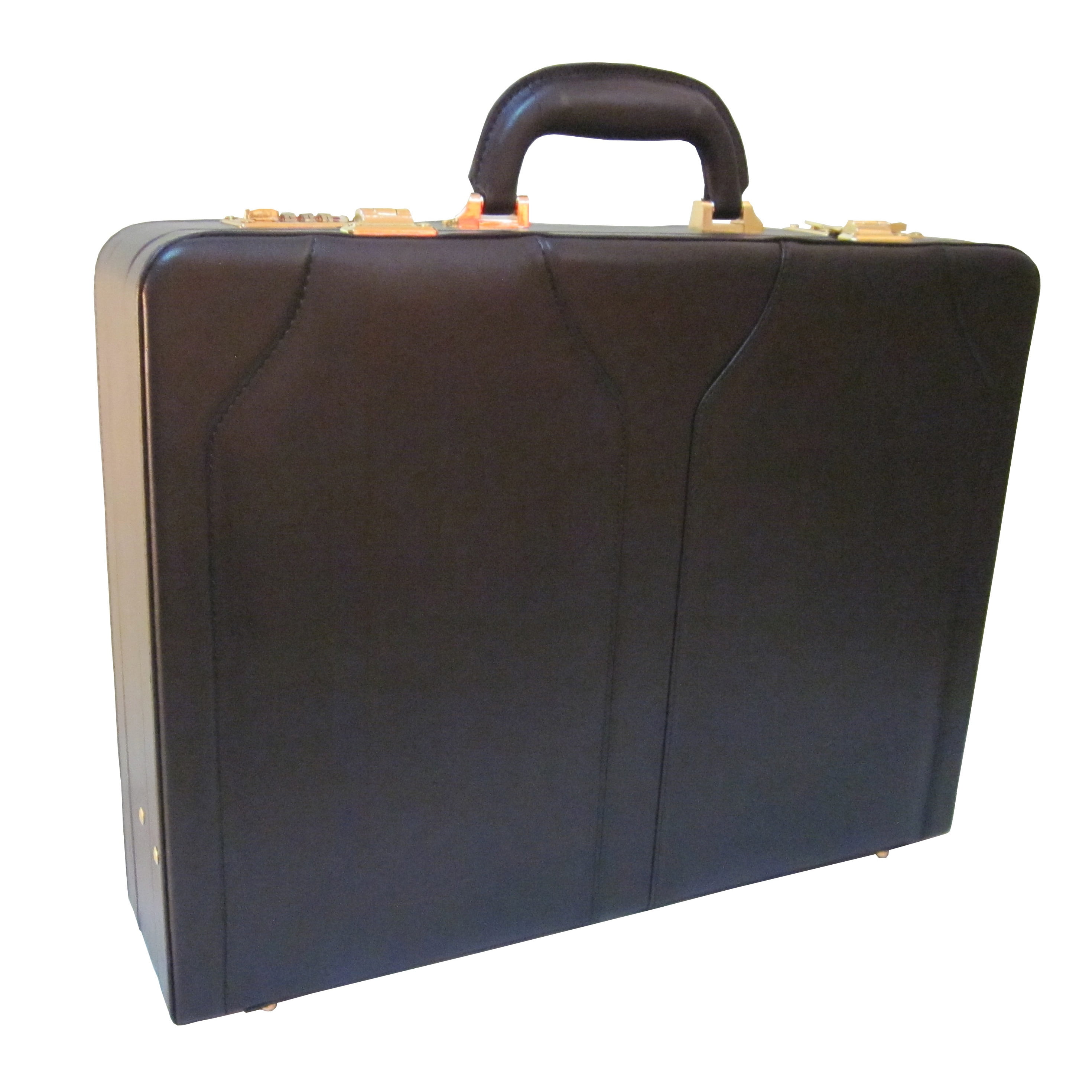 Amerileather Expandable Caden Executive Black or Brown Microfiber and