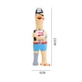 thumbnail image 4 of REK Latex Dog Toy Vocal Teething Flying Strange Chicken Interactive Boring Pet Toy, 4 of 5