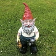 thumbnail image 3 of 3-Piece Sports Hobbyist Gnome Collection-Gardener, Golfer, and Fisherman Home & Garden Figurine Statue 14"H, 3 of 4