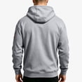 thumbnail image 6 of gbyLJF Men's Quarter Zip Drawstring Hoodies Long Sleeve Fleece Pullovers Fall Sweatshirt Running Hiking Clothes, 6 of 7