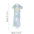 thumbnail image 3 of FloHua Christmas Handheld Luminous Jellyfish Lantern With Colorful Ribbon Flashing Light Night Light Stall Market Jellyfish Light Valentine's Day Gifts, 3 of 4