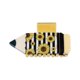 thumbnail image 1 of Precios de Descuento Únicos, Clip de PVC con forma de lápiz con estampado de cara sonriente, leopardo y rayas de girasol Akmoler, 1 of 7