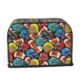 thumbnail image 2 of Daiia American Football Pattern 2 slice Toaster Cover, Toaster Appliance Dust-proof Cover For Kitchen Small Appliance Dust Cover and Fingerprint Protection, 2 of 7