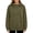 Army Green, variant on Levmjia Women's Hoodie Sweatshirt Asymmetric Zip Pocket Long Sleeve Casual Loose Fit Pullover with Drawstring for Fall Winter