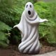 thumbnail image 4 of Estatua de Fantasma Blanco de Halloween para Exteriores, Linda Decoración de Fantasmas, Artesanías de Resina, 4 of 5