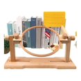 thumbnail image 3 of Adjustable Embroidery Hoop Holder, Crossstitch Supplies Rotated Embroidery Lap Stand With 3 Embroide, 3 of 5
