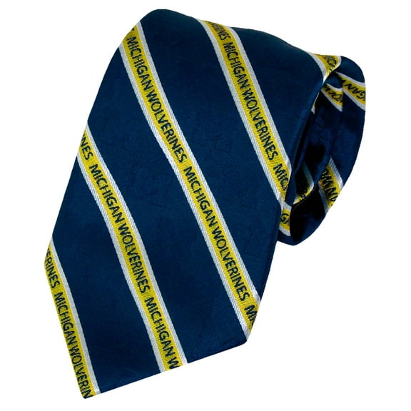 Michigan Wolverines Prep Necktie - Donegal Bay - Unisex - One Size
