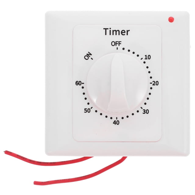 Time Control Switch for Indoor Use Mechanical Timer Switch for Lights with Timer Outlet Timer for Electrical Appliances Smart Timer Function Included