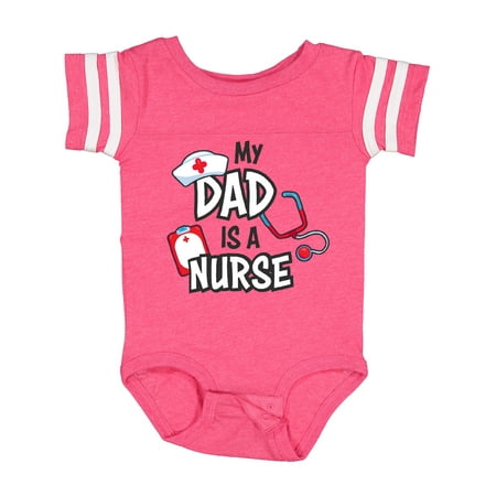 

Inktastic My Dad is a Nurse Gift Baby Boy or Baby Girl Bodysuit