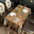thumbnail image 2 of Fall Theme Tablecloth 60x102 Inch, Washable Polyester Rectangular Table Cover for Autumn Thanksgiving Party, Picnic, Indoor & Outdoor Dining Decor., 2 of 6