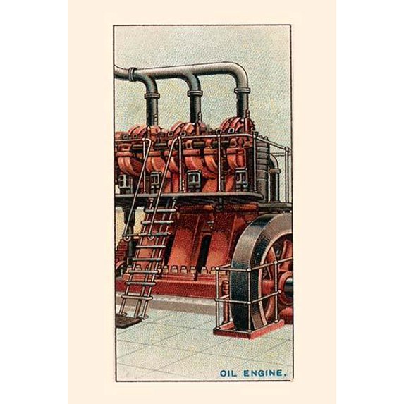Oil Engine-Fine Art Canvas Print (20" x 30")