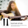 thumbnail image 3 of SHISUYAN Guitar Bridge Pin with Shell Dot Made of Synthetic Material for Instrument Black Color 2pcs, 3 of 8