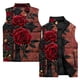 thumbnail image 3 of Chaqueta sin mangas de invierno para hombre con estampado 3D de calavera de la muerte, chaleco de hombre duradero y vanguardista, ropa de trabajo cálida para exteriores de estilo oscuro, 3 of 5