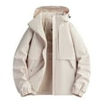 thumbnail image 2 of Rain Jacket Women Loose Waterproof Single Layer Outdoor Hiking Jacket Long Sleeve Hooded Jacket For Trail Adventures In Wet Weather Rain Jacket, 2 of 3