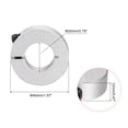 thumbnail image 2 of Uxcell Shaft Collar 0.79" Single Split Aluminum Clamping Collar Shaft Collars with Set Screw Silver Tone 4 Pack, 2 of 4