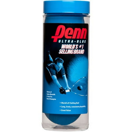 Head Penn Ultra Blue Racquetballs, 3 Ball Can