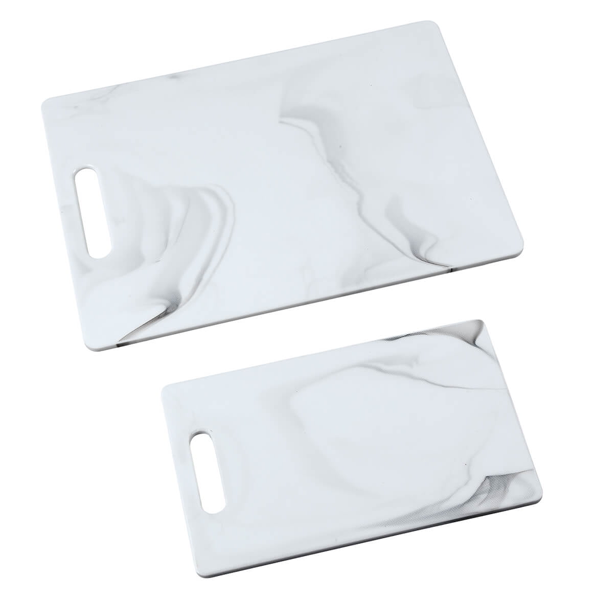 2 Pc Faux Marble Melamine Cutting Board Set by HMP