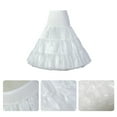 thumbnail image 2 of ROZYARD Women Vintage Petticoat Skirt Crinoline Shiny Tulle Mesh Lolita Puffy Underskirt, 2 of 16