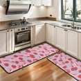 thumbnail image 3 of Kitchen Rugs Sets Of 2,Strawberry Plants Fruit Milk Box Anti Fatigue Kitchen Mat Rugs Non Slip Washable,Decorative Kitchen Floor Mats for Kitchen,Sink,Laundry,17"x47"+17"x47", 3 of 5
