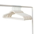 thumbnail image 2 of 3 Sprouts Adult Velvet Hanger/Cream (Set of 30), 2 of 13