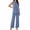 (Fashion 61)Light Blue, variant on Aimik Womens 2 Piece Outfits Sleeveless High Neck Tank Top and Wide Leg Pants Set Summer Casual Lounge Sets for Women
