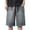 #209-Blue, variant on Kakii Men's Short Straight Jean Short Stretchy Casual Cotton Denim Shorts Classic Short Pants with Pockets