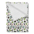 thumbnail image 2 of Penguin Soft Flannel Fleece Blanket, Smiling Dancing Funny Arctic Animals with Scarves and Hats Wintertime Happy Holiday, Cozy Plush for Indoor and Outdoor Use, 70" x 90", Multicolor, by Ambesonne, 2 of 5