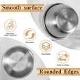 thumbnail image 3 of 12 Pcs Mini Sauce Cups,Stainless Steel Condiment Cups,Reusable Sushi Dipping Dishes,Ketchup Dipping Cups,Small Pudding Condiment Cups for Home Kitchen Restaurant (Sliver 60ml), 3 of 7