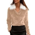 thumbnail image 2 of Pyhlmscde Chandail en Molleton à Manches Longues pour Femmes, Confort Chaud, Pyjama de Noël, Tenues d'Automne pour Femmes, 2 of 4