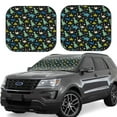thumbnail image 2 of Picia Dinosaur 2 Piece Car Windshield Sun Shade Foldable | Foldable Sun Shield for Front Window Blocks UV Rays and Keeps Your Vehicle Cool-, 2 of 7
