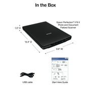 Epson Perfection V19 II Color Photo and Document Flatbed Scanner