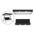 thumbnail image 4 of Hi,Fancy Kit de Baldaquin Imperméable pour Balancelle de Jardin Extérieur Housse de Chaise Noire, 4 of 9