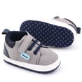 thumbnail image 5 of Baby Boys Girls Shoes Canvas Toddler Sneakers Anti-Slip Infant First Walkers 0-18 Months, 5 of 5