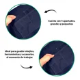 thumbnail image 3 of 4pz Mandil Delantal Mezclilla Industrial Corto Bolsas Unisex, 3 of 6