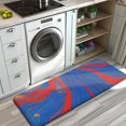 thumbnail image 3 of Blue Red Gold Marble Pattern Kitchen Rug Mat,Kitchen Runner Rugs Non Skid Washable,Decorative Kitchen Floor Mats for Kitchen,Sink,Laundry,17"x47.2", 3 of 7