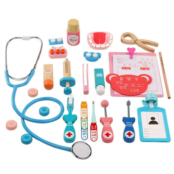 Xingzhi Pretend-n-Play Dentist Kit Stethoscope Kids Holiday Birthday Gifts School Classroom Doctor Roleplay Toy Set