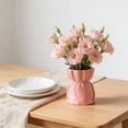 thumbnail image 7 of Bcylexb Vintage Plastic Vase for Flowers, 5.9 Inch Textured Flower Vase Minimalist Decorative Vase for Living Room Garden Bedroom Office Decor, 7 of 7