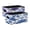 Bright Purple Hydrangeas Blue White Porcelain Pattern, variant on Felt Storage Bins 2-Pack Foldable Space-Saving Organizer For Home Office Dark Lavender Dahlia Flowers Colorful Floral Pattern