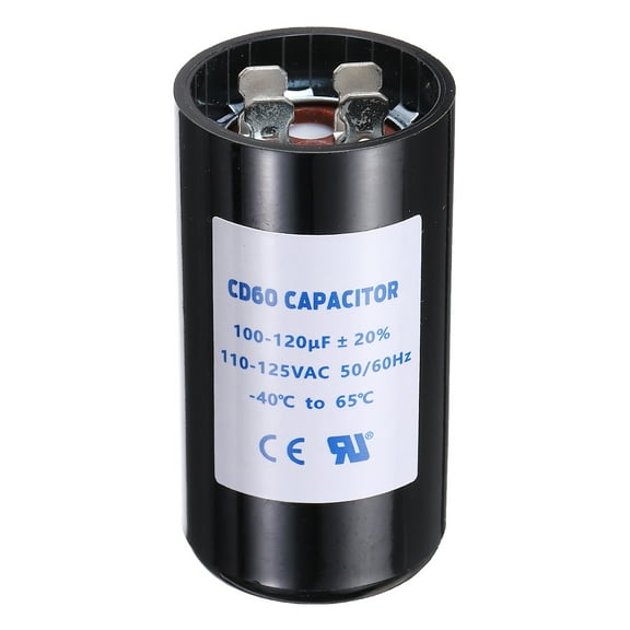 CD60 Capacitor 100-120 UF/Mfd 110-125 VAC 50/60 Hz for Electric Motor Starting