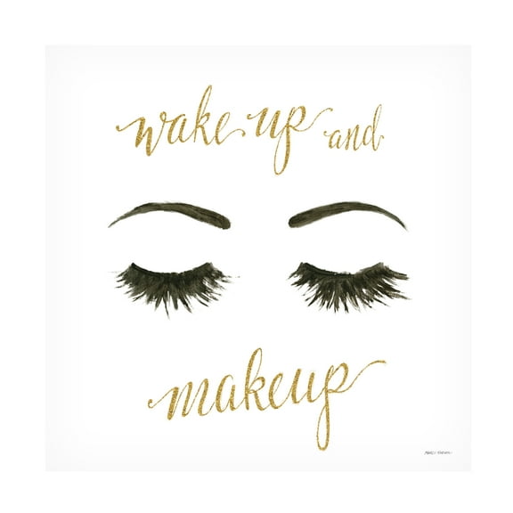 Trademark Fine Art 'Wake Up and Make Up I' Canvas Art by Marco Fabiano